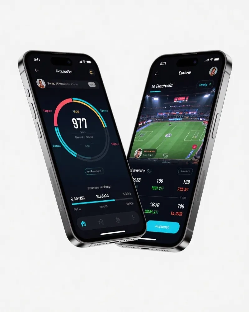 赛事直播App界面展示